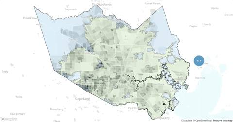Texas revoked the voting rights of voters. By: Alex Yule | by mapbox ...