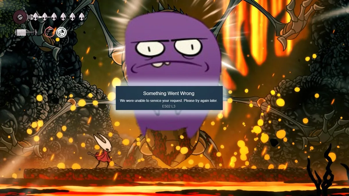 Hollow Knight Silksong was released to make a steam server, and others had a chance