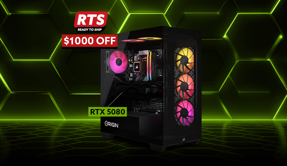 Save $1000 on NEURON 3500X with RTX 5080 PowerORIGIN PC News